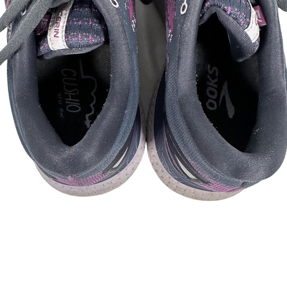 Brooks Glycerin 19 Sneakers Womens 8.5 Running Shoes Ombre Gray Purple Lace - Picture 6 of 9